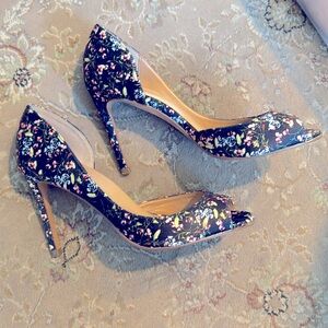 Banana Republic peep toe pumps